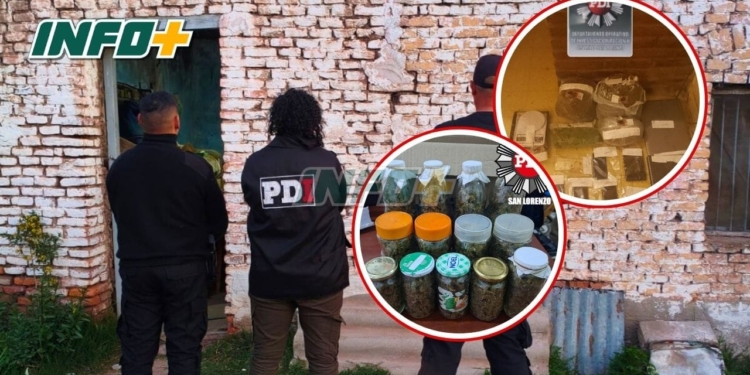 Tres detenidos en Carrizales con casi un kilo y medio de droga