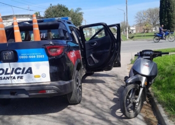 Un hombre de Gaboto circulaba por Monje con una moto robada en Rosario