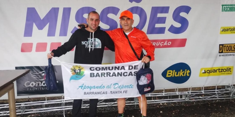 Dos atletas de Barrancas lograron podios en una prestigiosa carrera en Brasil