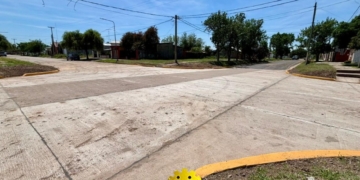 Barrancas: finalizó la reconstrucción de la intersección de calles Padilla y A. del Valle