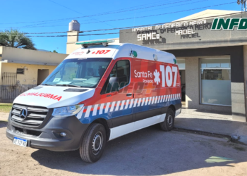 Un  vecino de Maciel cayó de su moto en Ruta 11 tras esquivar un perro