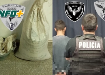 Dos aprehendidos por boquillear un camión y robar soja en Ruta 11