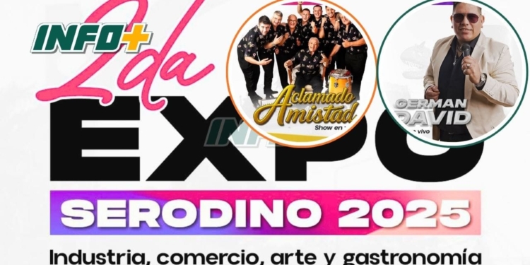 Anunciaron los shows centrales para la 2da Expo Serodino con El Aclamado Amistad y Germán David