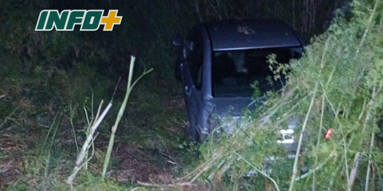 Un conductor despistó con su auto en la Ruta 10 y resultó ileso