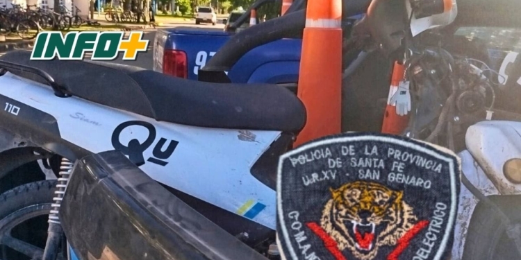 Recuperaron una moto en San Genaro que había sido robada en 2023