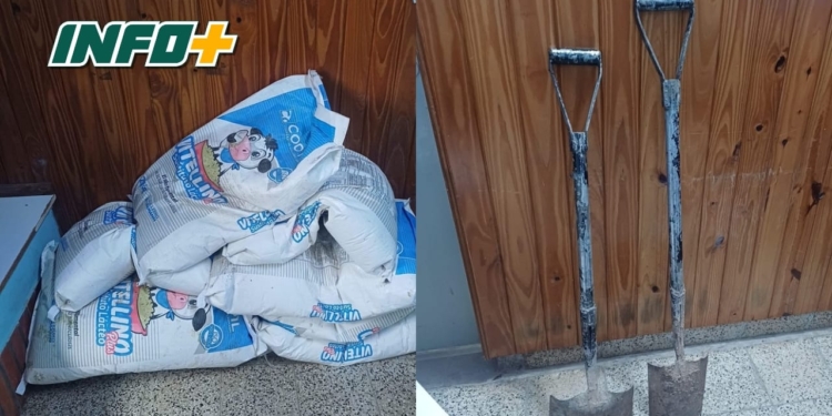 Robaron alimentos para terneros en Clason y fueron detenidos en San Genaro