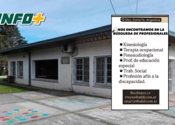 El hogar Santa Cecilia de Diaz busca sumar profesionales de la salud