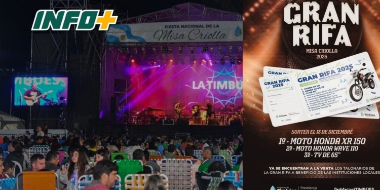 Ya está a la venta la gran rifa de la Misa Criolla de Timbúes con premios increíbles