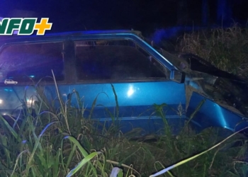 Un auto impactó contra una cuneta en zona rural de Totoras: dos heridos con lesiones de gravedad
