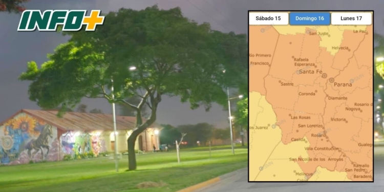 El SMN alerta por tormentas fuertes para la noche del sábado y madrugada del domingo