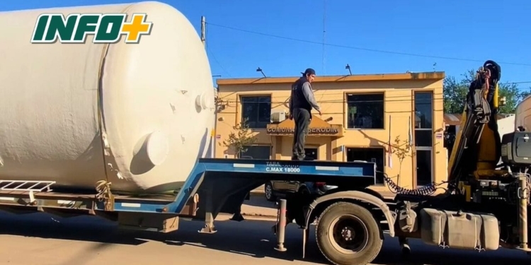 Realizan importantes obras en el sistema de agua potable en Serodino