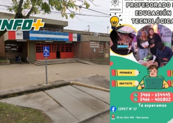 El ISPeT Nº 17 de Barrancas abrirá la inscripción al Profesorado de Educación Tecnológica
