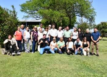 El senador Leo Diana recorrió Barrancas, Monje y Maciel y se reunió con autoridades