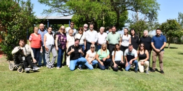 El senador Leo Diana recorrió Barrancas, Monje y Maciel y se reunió con autoridades