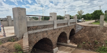 Patrimonio en obra: avanza la recuperación del puente colonial de Salto Grande