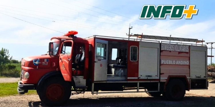 Una vecina de Pueblo Andino salvó a su nieto gracias a un curso de bomberos