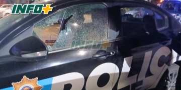 Suspendieron la final de Futsal: piedrazos, daños en vehículos y una policía herida en San Genaro