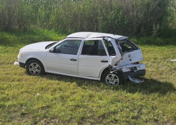 Una mujer embarazada resultó lesionada tras un choque en autopista