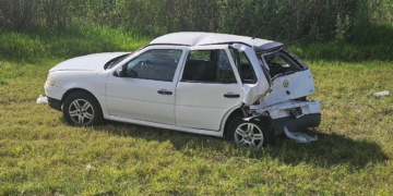Una mujer embarazada resultó lesionada tras un choque en autopista