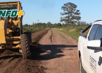 Gaboto inició la primera etapa de la recuperación de caminos rurales