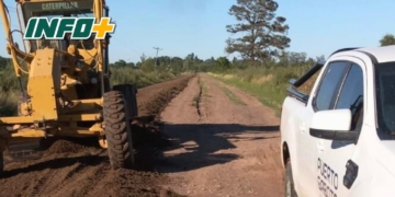 Gaboto inició la primera etapa de la recuperación de caminos rurales