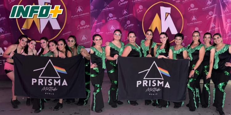 Campeonas sudamericanas en danza: el grupo «Dinastía» de Monje brilló en Mendoza