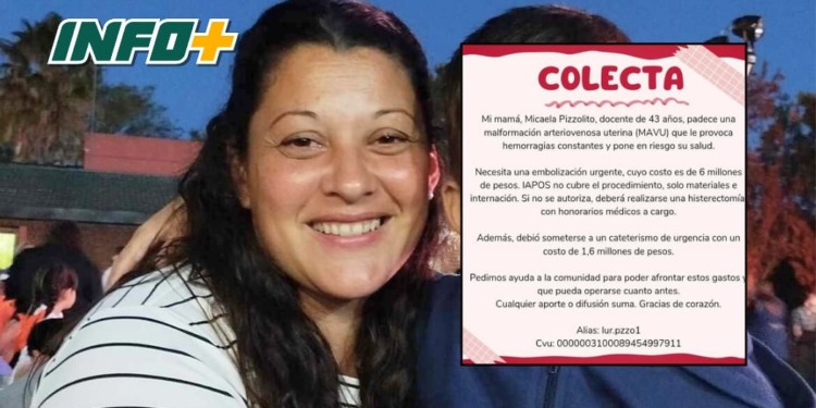 Una docente de Maciel necesita ayuda para afrontar un tratamiento médico