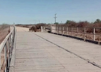 Prohibieron el tránsito pesado por daños en el puente de la Cañada entre Carrizales y Díaz
