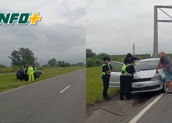 Dos vehículos colisionaron en autopista cerca de Arocena: dos heridos
