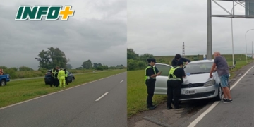 Dos vehículos colisionaron en autopista cerca de Arocena: dos heridos