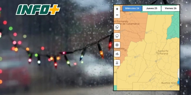 ¿Mesa adentro o mesa afuera?: el SMN emitió alerta amarillo para la Nochebuena