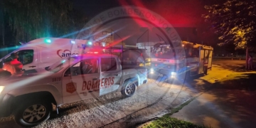Incendio en una vivienda tras la explosión de un horno: un herido con quemaduras en el rostro