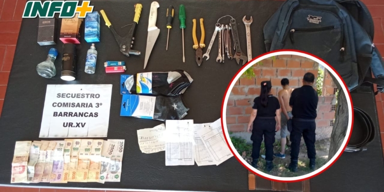 Un delincuente detenido tras el robo en una vivienda de Barrancas