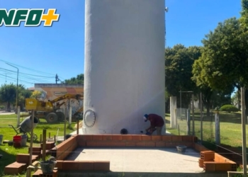 Comenzó la segunda etapa de la obra para mejorar el sistema de agua potable en Serodino
