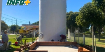 Comenzó la segunda etapa de la obra para mejorar el sistema de agua potable en Serodino