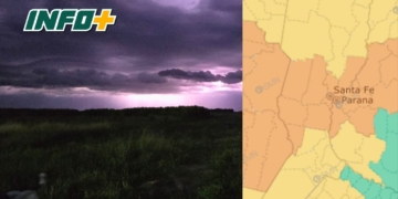 Toda la provincia de Santa Fe bajo alerta por tormentas para este jueves