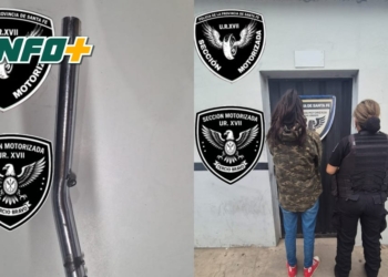 Una mujer le pegó a otra con un caño y le robó el celular: fue detenida