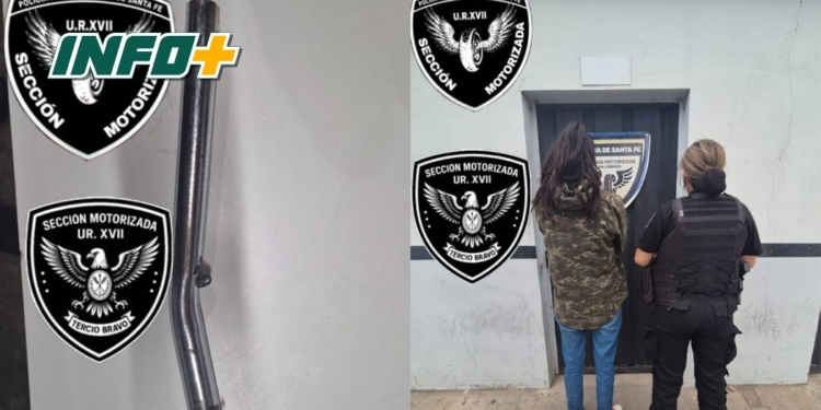 Una mujer le pegó a otra con un caño y le robó el celular: fue detenida