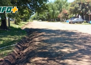 La Comuna de Barrancas realiza mejoras sobre la calle Libertad