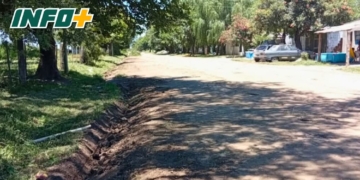 La Comuna de Barrancas realiza mejoras sobre la calle Libertad