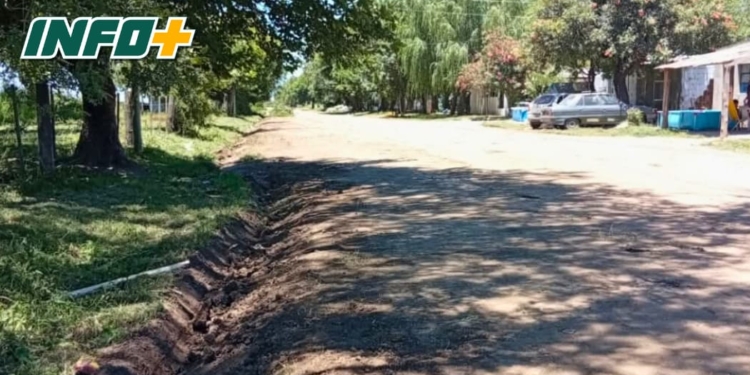 La Comuna de Barrancas realiza mejoras sobre la calle Libertad