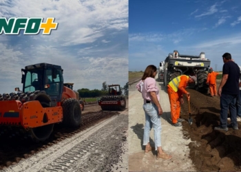Comenzó la obra de repavimentación de la Ruta 41s entre la Ruta 11 y Bernardo de Irigoyen