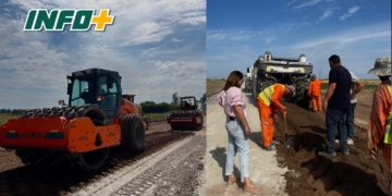 Comenzó la obra de repavimentación de la Ruta 41s entre la Ruta 11 y Bernardo de Irigoyen