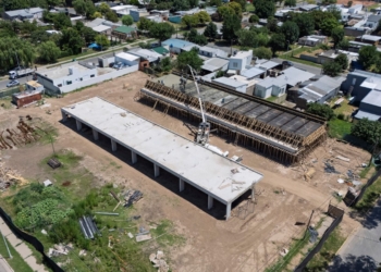 Avanza la construcción de la Escuela Técnica N° 712 en Timbúes
