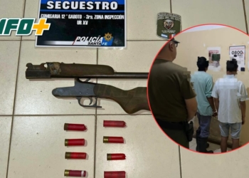 Gaboto: dos detenidos y secuestro de escopeta con cartuchos en zona de islas