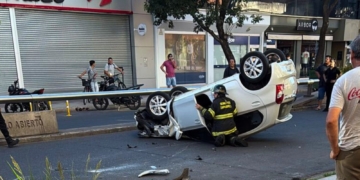 Accidente fatal en San Lorenzo: una mujer se descompensó, volcó y perdió la vida