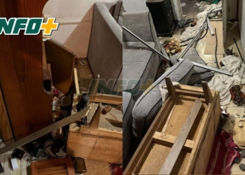 Denuncian destrozos en dos viviendas de Monje: «Nos rompieron todo»