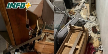 Denuncian destrozos en dos viviendas de Monje: «Nos rompieron todo»