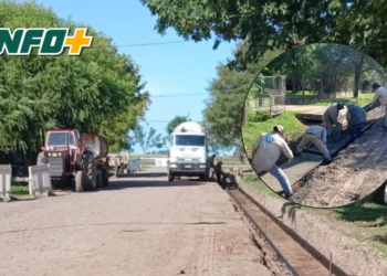 La Comuna de Maciel comenzó la obra de cordón cuneta en el barrio San Cayetano
