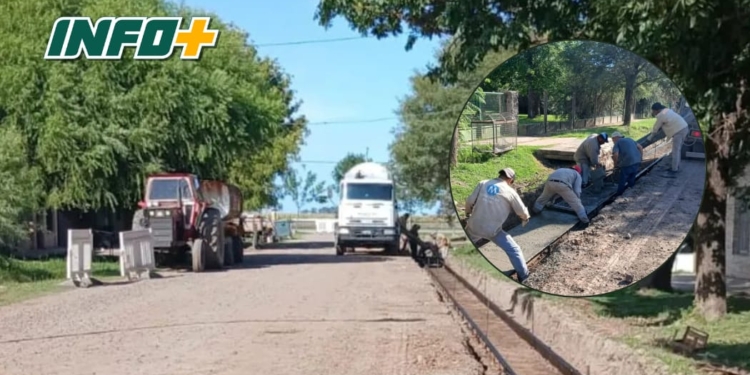 La Comuna de Maciel comenzó la obra de cordón cuneta en el barrio San Cayetano